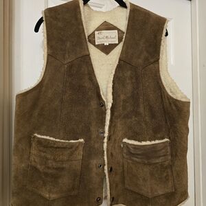 Brown Suede Vest